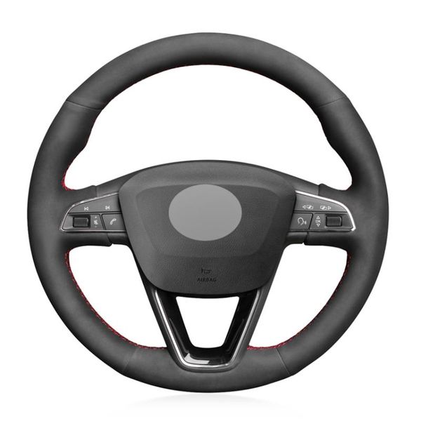 steering wheel covers black suede hand-stitched no-slip car cover for seat leon 5f 3 2013-2021 ibiza 6j tarraco arona ateca alhambra
steering wheel covers black suede hand-stitched no-slip car cover for seat leon 5f 3 2013-2021 ibiza 6j tarraco arona ateca alhambra