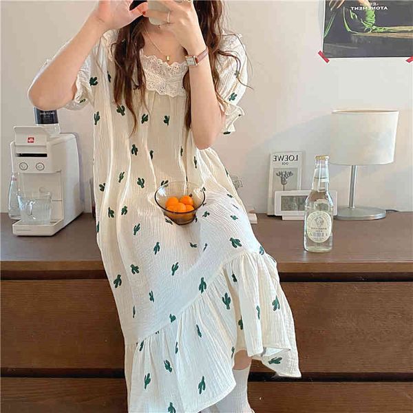 casual dresses gentle all match stylish plants printed sweet 2021 sleepwear girls home wear princess chic loose pajamas night oecp, Black;gray
casual dresses gentle all match stylish plants printed sweet 2021 sleepwear girls home wear princess chic loose pajamas night oecp, Black;gray