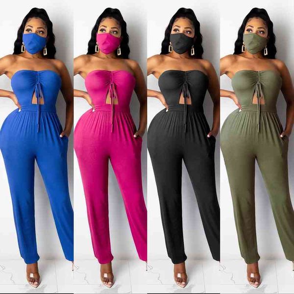 jumpsuit women hollow out lace up rompers strapless with mask backless jumpsuits overalls loose one piece jumpsuit, Black;white
jumpsuit women hollow out lace up rompers strapless with mask backless jumpsuits overalls loose one piece jumpsuit, Black;white