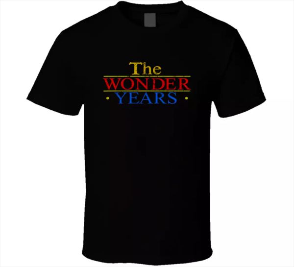the wonder years vintage 80s tv show movie funny game men's t shirt new, White;black
the wonder years vintage 80s tv show movie funny game men's t shirt new, White;black