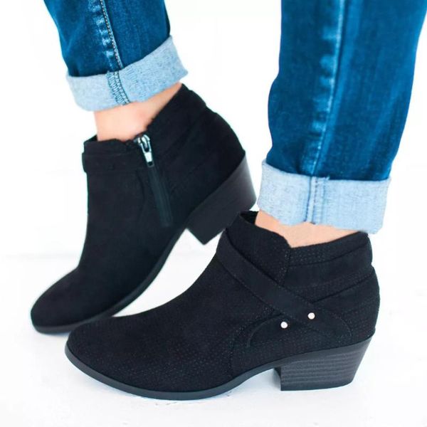 boots women ankle spring autumn lady's shoes zip leather casual retro pointed toe pu square high heels pumps plus size 35-42, Black
boots women ankle spring autumn lady's shoes zip leather casual retro pointed toe pu square high heels pumps plus size 35-42, Black