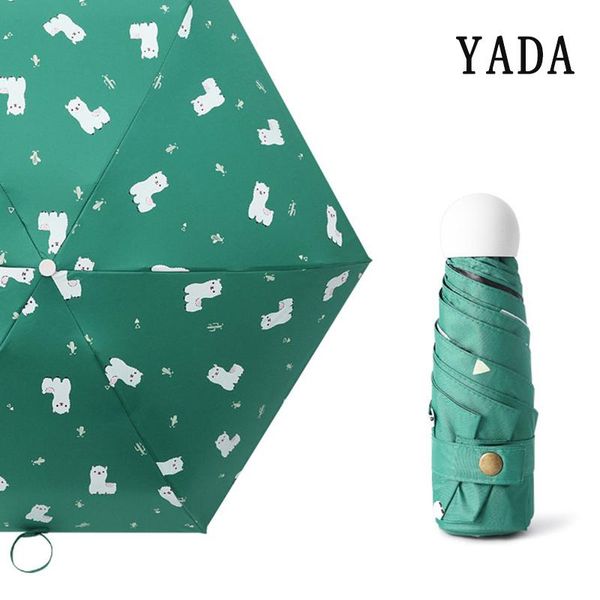 umbrellas yada cartoon green alpaca light mini rainy five pocket folding umbrella for women men uv waterproof yd276
umbrellas yada cartoon green alpaca light mini rainy five pocket folding umbrella for women men uv waterproof yd276