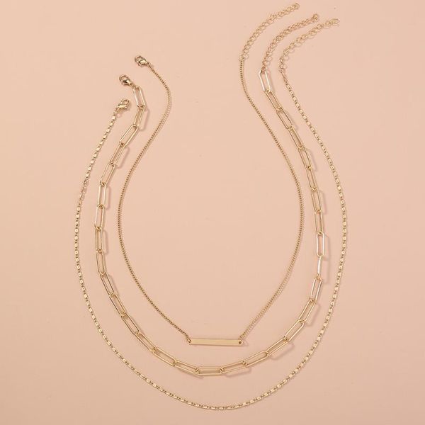 chains ladies layered thick chain necklace street style hip hop hollow simple charm accessories, Silver
chains ladies layered thick chain necklace street style hip hop hollow simple charm accessories, Silver