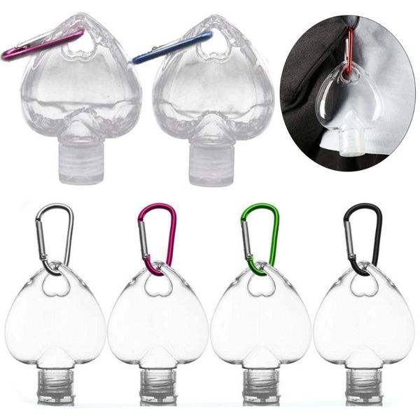storage bottles & jars 50ml portable heart shape empty refillable bottle with key ring transparent plastic hand sanitizer hook keychain carr
storage bottles & jars 50ml portable heart shape empty refillable bottle with key ring transparent plastic hand sanitizer hook keychain carr