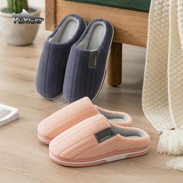 autumn and winter thick bottom plush slippers for men women indoor home simple warm non-slip cotton 20724, Black
autumn and winter thick bottom plush slippers for men women indoor home simple warm non-slip cotton 20724, Black