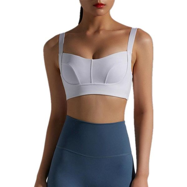 adjustable back button sports bra low-cut female breathable running yoga high-intensity shockproof gym fitness clothing, White;black
adjustable back button sports bra low-cut female breathable running yoga high-intensity shockproof gym fitness clothing, White;black