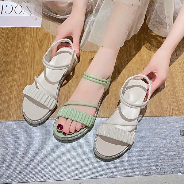 sandals flat summer shoes woman all-match strappy heels suit female beige without fashion low elastic band girls beach, Black
sandals flat summer shoes woman all-match strappy heels suit female beige without fashion low elastic band girls beach, Black