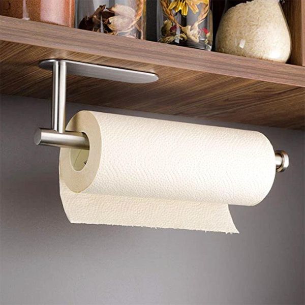 hooks & rails no drilling kitchen paper holder roll self-adhesive cabinet stainless steel tissue shelf
hooks & rails no drilling kitchen paper holder roll self-adhesive cabinet stainless steel tissue shelf