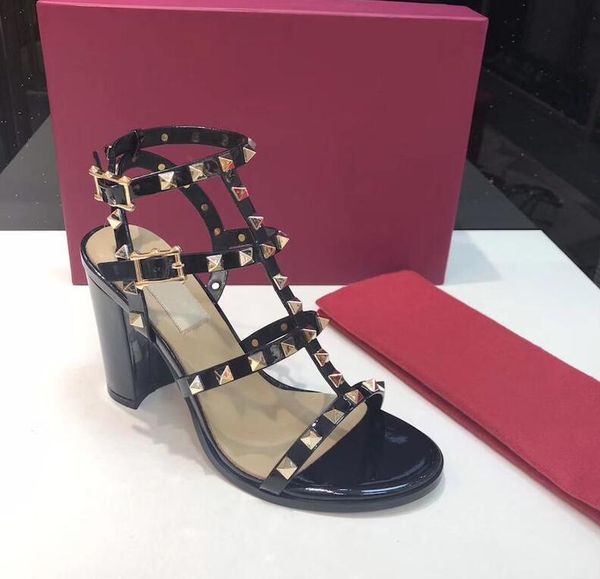 dress shoes women leather stud sandals platform summer high heels rivets genuine ladies party 6cm no box, Black
dress shoes women leather stud sandals platform summer high heels rivets genuine ladies party 6cm no box, Black