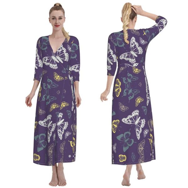 women's sleepwear butterfly women cotton pajamas bathrobe fall floral print soft v-neck high waist slit belted warm robe christmas 2022, Black;red
women's sleepwear butterfly women cotton pajamas bathrobe fall floral print soft v-neck high waist slit belted warm robe christmas 2022, Black;red