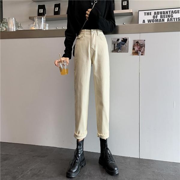 women's jeans dd045 fall/winter style korean retro high waist slim loose wide leg pants, Blue
women's jeans dd045 fall/winter style korean retro high waist slim loose wide leg pants, Blue