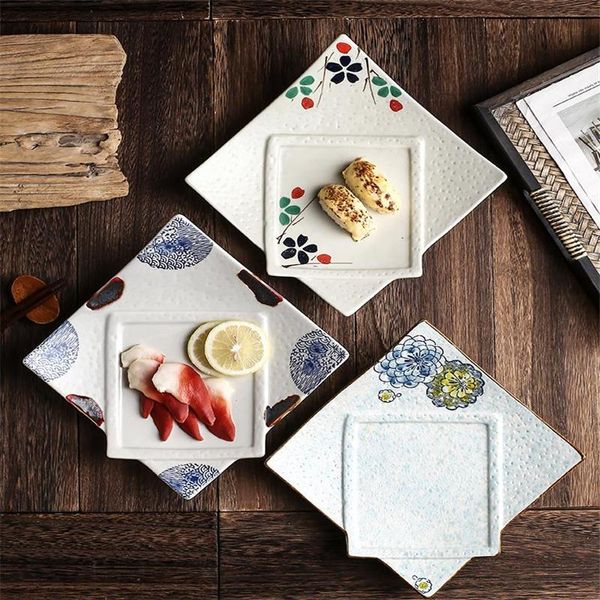 dishes & plates japanese ceramic plate, sailing sushi sashimi snack bread square fruit dessert plate
dishes & plates japanese ceramic plate, sailing sushi sashimi snack bread square fruit dessert plate