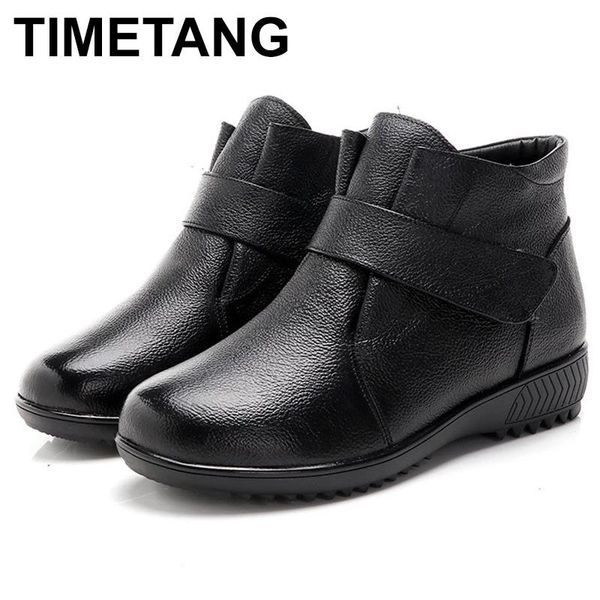 boots timetangwinter thick warm plush cowhide mother high-short rubber soft sole middle-aged and elderly women cotton, Black
boots timetangwinter thick warm plush cowhide mother high-short rubber soft sole middle-aged and elderly women cotton, Black