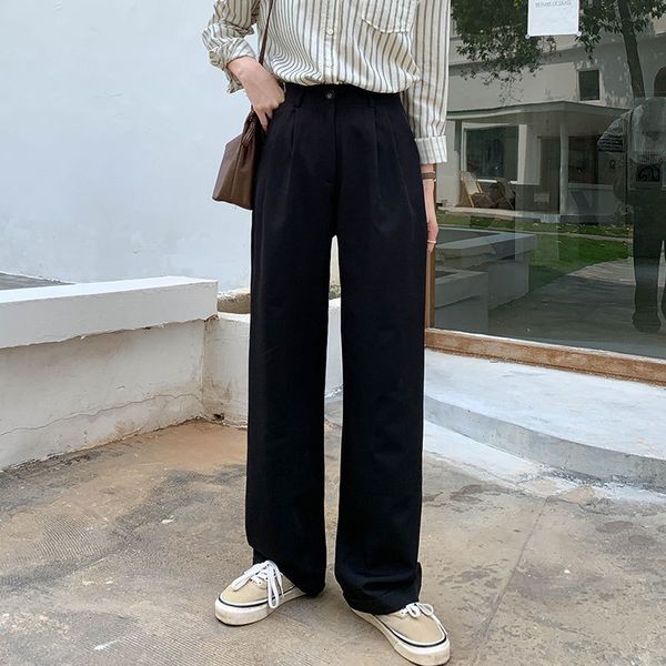 sml 2 colors korean style solid color suit straight trouser female autumn high waist roll up long pants womens (x1566) 210423, Black;white
sml 2 colors korean style solid color suit straight trouser female autumn high waist roll up long pants womens (x1566) 210423, Black;white