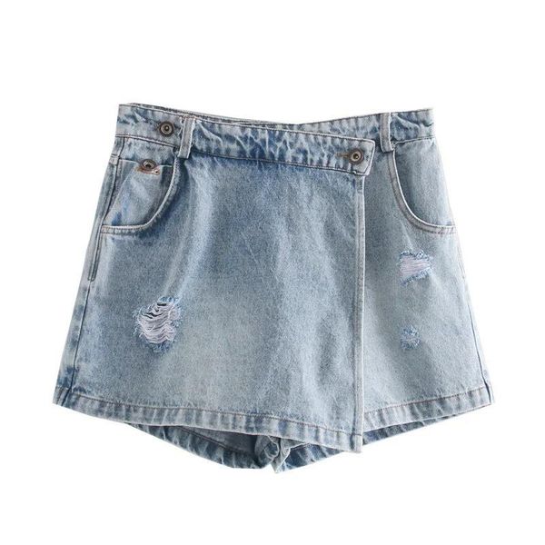 women's shorts vintage women pockets denim fashion ripped holes leisure skirt jeans feminino streetwear, White;black
women's shorts vintage women pockets denim fashion ripped holes leisure skirt jeans feminino streetwear, White;black