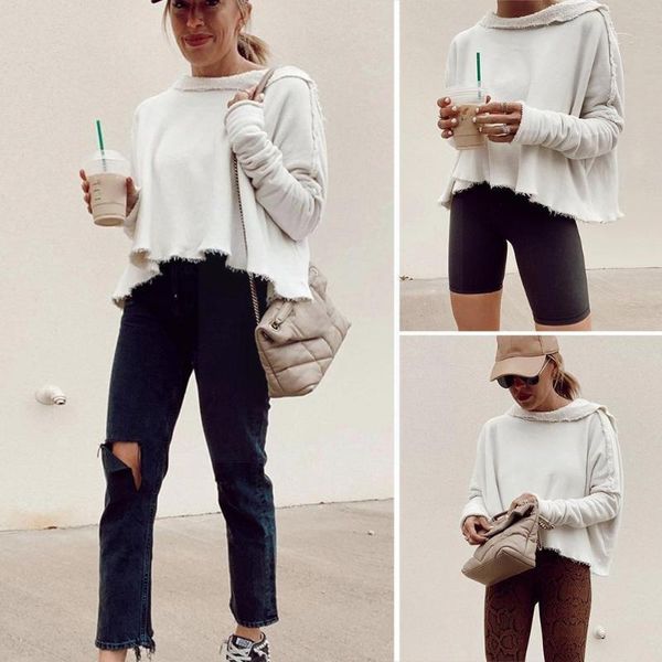 women's hoodies & sweatshirts winter cotton blend women color asymmetric hem drawstring hooded sweatshirt loose poncho coat for s5z0, Black
women's hoodies & sweatshirts winter cotton blend women color asymmetric hem drawstring hooded sweatshirt loose poncho coat for s5z0, Black