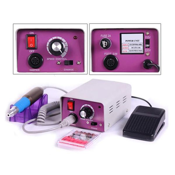 nail drill & accessories electric manicure machine art equipment with 6pcs bit foot pedal 30000rpm control box
nail drill & accessories electric manicure machine art equipment with 6pcs bit foot pedal 30000rpm control box