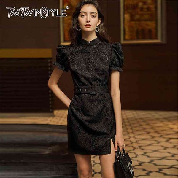 vintage print summer dress women mandarin collar puff short sleeve high waist side split mini dresses for female 210520, Black;gray
vintage print summer dress women mandarin collar puff short sleeve high waist side split mini dresses for female 210520, Black;gray