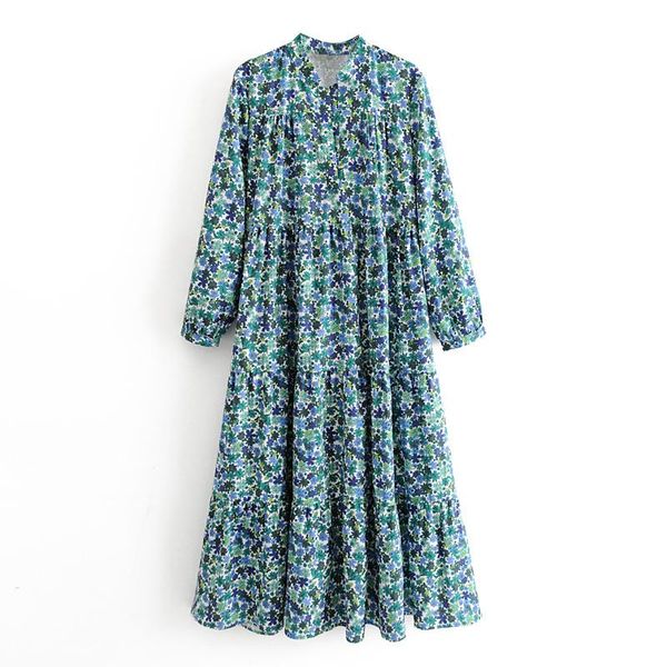 casual dresses spring loose floral print long maxi dress stand collar vintage pleated women sleeve plus size ladies s-l, Black;gray
casual dresses spring loose floral print long maxi dress stand collar vintage pleated women sleeve plus size ladies s-l, Black;gray
