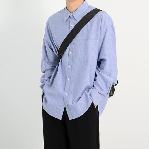men's casual shirts cotton loose shirt japanese long sleeve lapel trend korean designer solid color top, White;black
men's casual shirts cotton loose shirt japanese long sleeve lapel trend korean designer solid color top, White;black