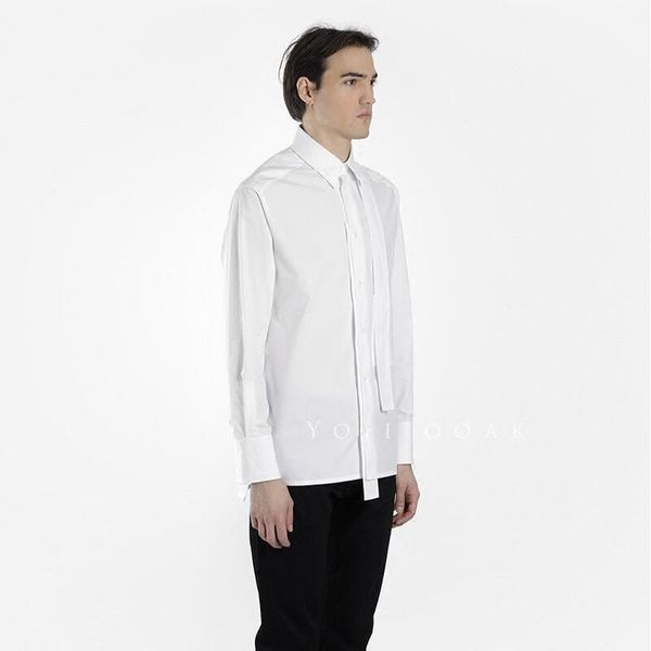 men's casual shirts spring autumn brand shirt male fashion tide white single-breasted long sleeve square collar comfortable clothes, White;black
men's casual shirts spring autumn brand shirt male fashion tide white single-breasted long sleeve square collar comfortable clothes, White;black