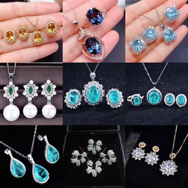 earrings & necklace vintage jewelry set luxury moissanite oval pendant silver for women wedding party anniversary gifts a variety of styles
earrings & necklace vintage jewelry set luxury moissanite oval pendant silver for women wedding party anniversary gifts a variety of styles