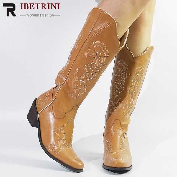 boots female western wood sole square heel pointed toe slip-on print med knee-high crystal for women comfy 2021, Black
boots female western wood sole square heel pointed toe slip-on print med knee-high crystal for women comfy 2021, Black
