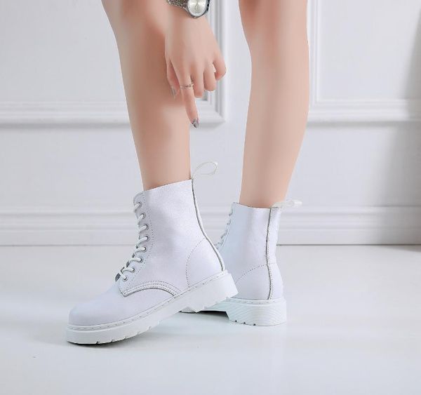 boots hole girls roman style high round head white eight work cowhide couple fashion shoes, Black
boots hole girls roman style high round head white eight work cowhide couple fashion shoes, Black