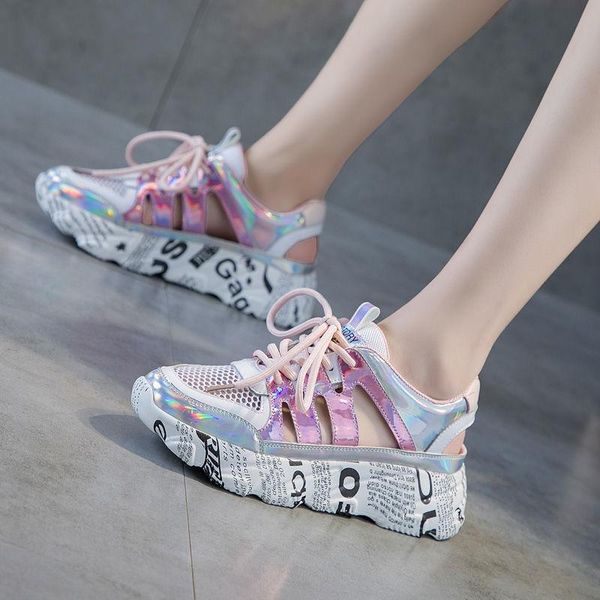sandals summer style lace-up breathable ladies slope-heel heightening platform shoes comfortable female sports, Black
sandals summer style lace-up breathable ladies slope-heel heightening platform shoes comfortable female sports, Black