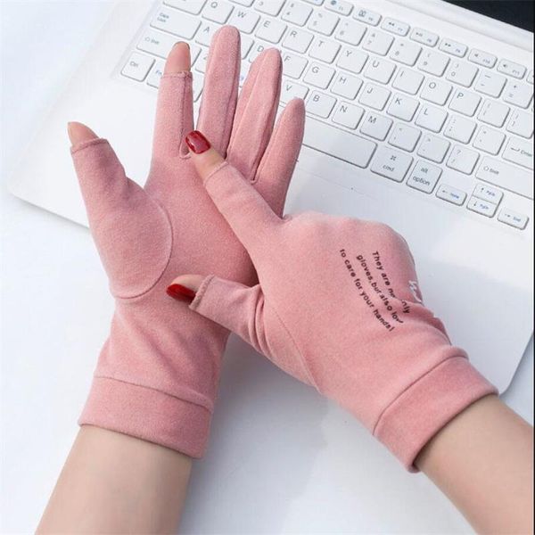 sports gloves autumn winter women's fingerless female half toe phone touch screen plush warm outdoor accessories, Black
sports gloves autumn winter women's fingerless female half toe phone touch screen plush warm outdoor accessories, Black