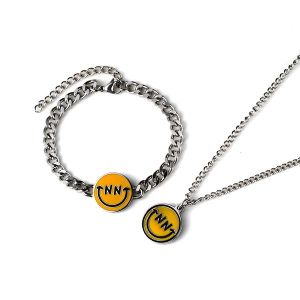 bracelet steel titanium korean fashion niche design brand smile bracelet simple versatile couple hip hop accessories, Golden;silver
bracelet steel titanium korean fashion niche design brand smile bracelet simple versatile couple hip hop accessories, Golden;silver