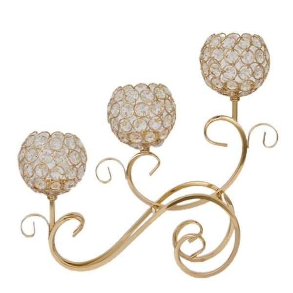 candle holders elegant three-head crystal lamp candlestick pillar holder tabledecor
candle holders elegant three-head crystal lamp candlestick pillar holder tabledecor