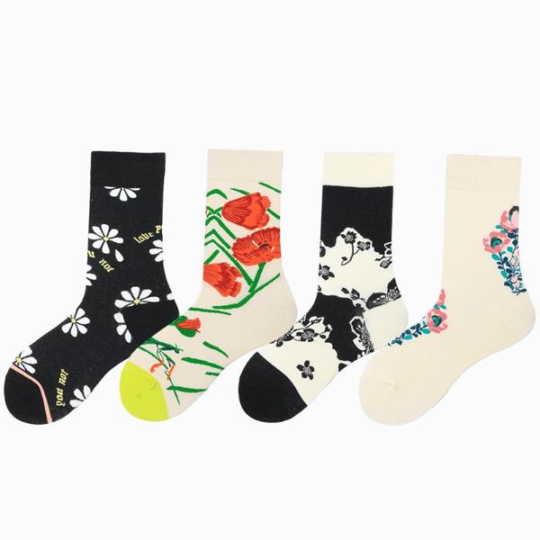 trend fashion combed cotton women socks colorful animal flowers pattern sokken crew happy wedding for gifts & hosiery, Black;white
trend fashion combed cotton women socks colorful animal flowers pattern sokken crew happy wedding for gifts & hosiery, Black;white