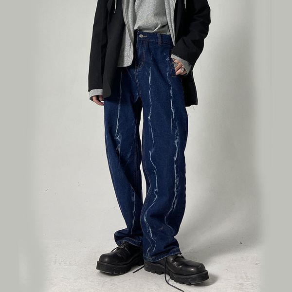 men's jeans men retro washed tie-dye loose straight trousers male streetwear hip hop vintage fashion denim pant xl1l, Blue
men's jeans men retro washed tie-dye loose straight trousers male streetwear hip hop vintage fashion denim pant xl1l, Blue