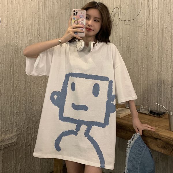 qnpqyx hip hop summer women t-shrts short o-neck short sleeve casual tshirts orange cartoon women loose print tees female, White
qnpqyx hip hop summer women t-shrts short o-neck short sleeve casual tshirts orange cartoon women loose print tees female, White