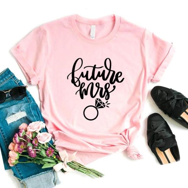 women's t-shirt future mrs diamond print women tshirt cotton hipster funny gift lady yong girl 6 color tee drop ship r289, White
women's t-shirt future mrs diamond print women tshirt cotton hipster funny gift lady yong girl 6 color tee drop ship r289, White