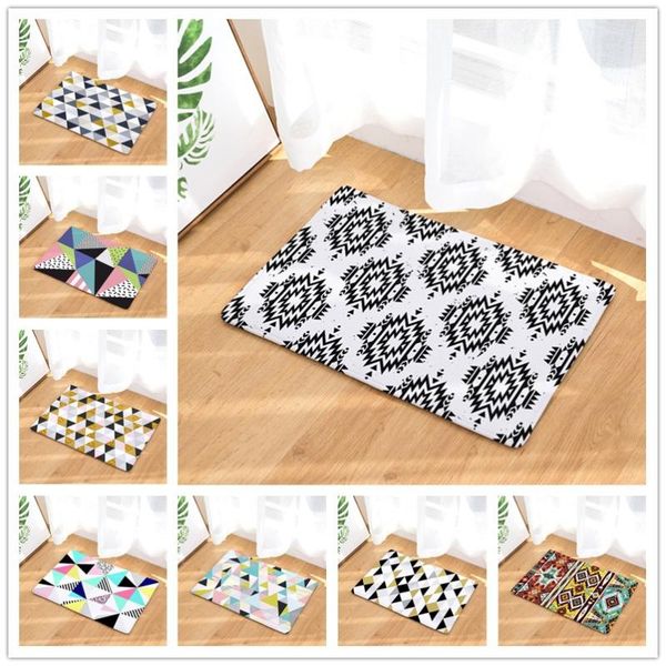 home thermal transfer flannel triangle geometric digital printing mats kitchen absorbent non-slip pattern floor carpets
home thermal transfer flannel triangle geometric digital printing mats kitchen absorbent non-slip pattern floor carpets