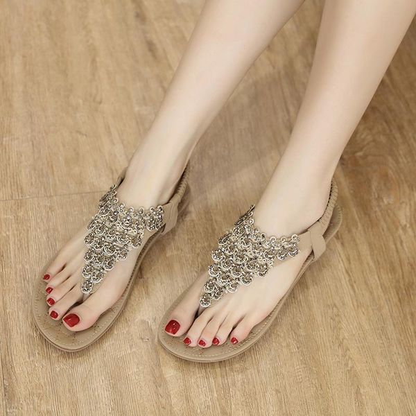 sandals summer women bohemia comfortable ladies shoes beach gladiator sandal casual simple female, Black
sandals summer women bohemia comfortable ladies shoes beach gladiator sandal casual simple female, Black