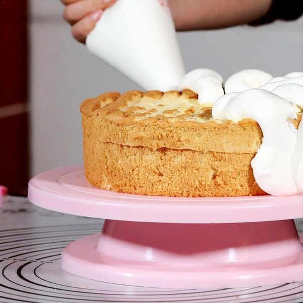 plastic cake decorating table light weight stable turntable tool flower silk color 3 diy baking & pastry tools
plastic cake decorating table light weight stable turntable tool flower silk color 3 diy baking & pastry tools