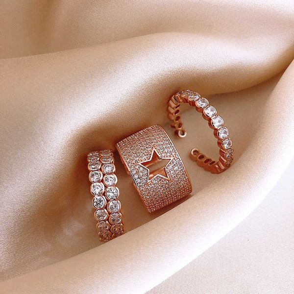 ring personality flash star couple inlaid with diamond new fashion joint versatile pair ring female, Silver
ring personality flash star couple inlaid with diamond new fashion joint versatile pair ring female, Silver