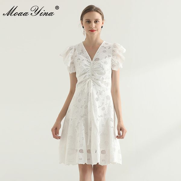 summer runway bohemian holiday party mini dress women's v-neck hollow out embroidered elegant white 210524, Black;gray
summer runway bohemian holiday party mini dress women's v-neck hollow out embroidered elegant white 210524, Black;gray