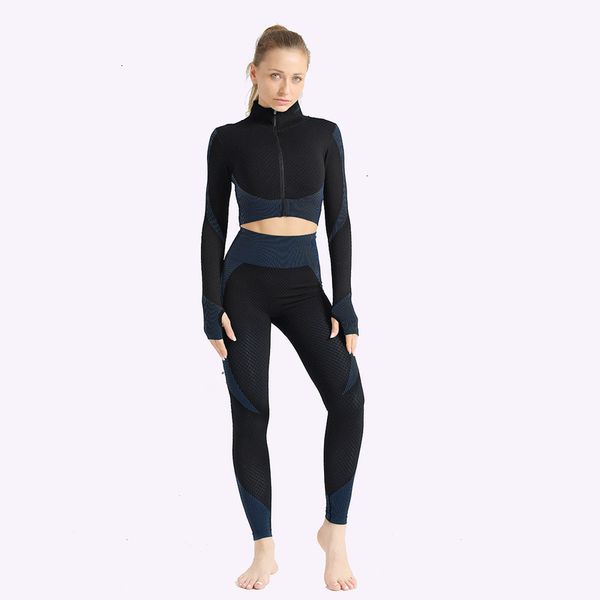 color tracksuits five women's yoga suit long sleeve seamless high waist slim fitness sportswear two piece set, Gray
color tracksuits five women's yoga suit long sleeve seamless high waist slim fitness sportswear two piece set, Gray