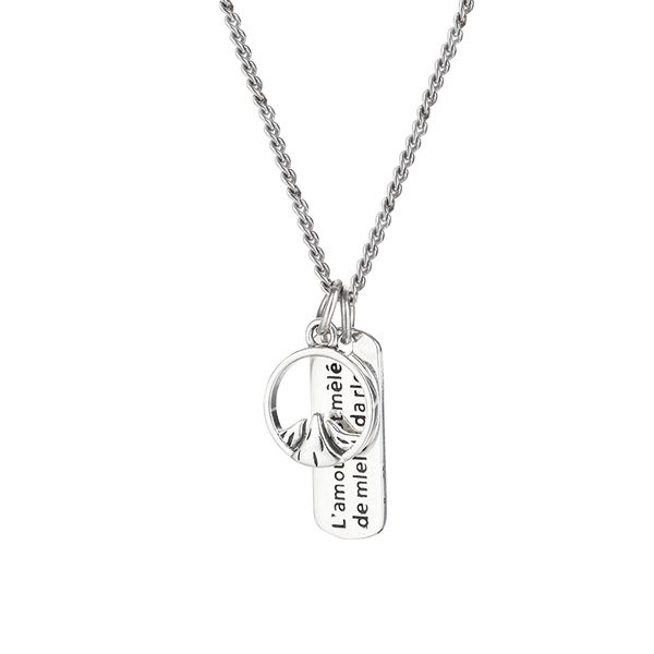 temperament clavicle female contracted wind and the english brand lovers necklace a couple necklace female web celebrity sweater chain, Silver
temperament clavicle female contracted wind and the english brand lovers necklace a couple necklace female web celebrity sweater chain, Silver