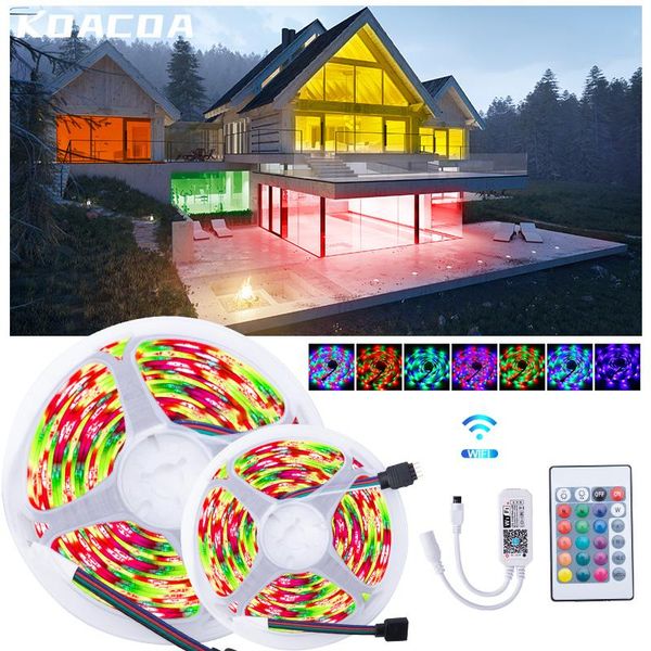 light strip infrared remote control decoration lighting wifi ribbon lamp for festival party christmas rgb backlight strips led 
light strip infrared remote control decoration lighting wifi ribbon lamp for festival party christmas rgb backlight strips led