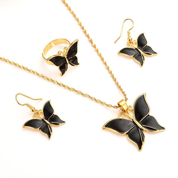 dubai 9 k fine solid gold coating pendant necklace earrings rings butterfly papua new party jewelry sets black
dubai 9 k fine solid gold coating pendant necklace earrings rings butterfly papua new party jewelry sets black