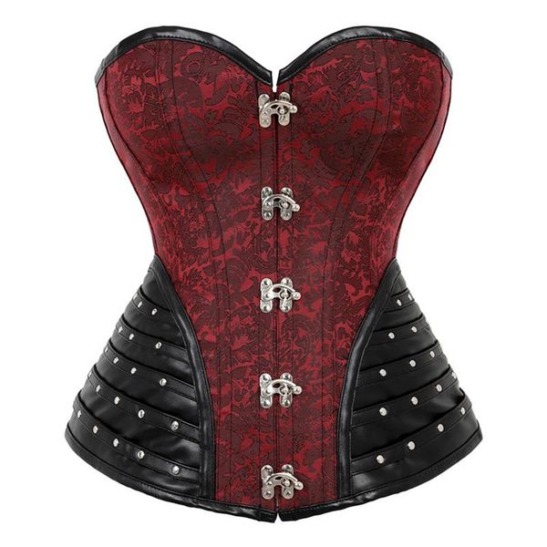 bustiers & corsets women red overbust corset steampunk gothic clothes lingerie waist trainer body shaper slimming clothing corselet, Black;white
bustiers & corsets women red overbust corset steampunk gothic clothes lingerie waist trainer body shaper slimming clothing corselet, Black;white