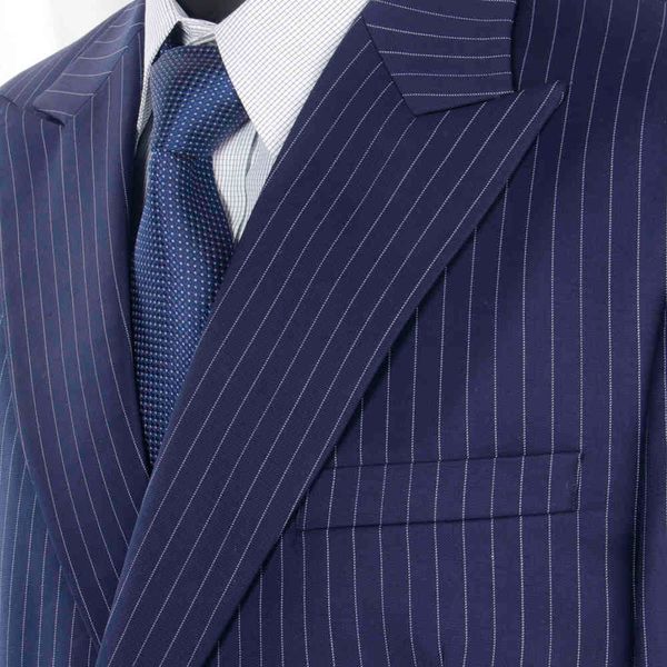men's suits & blazers custom suit double breasted men navy blue striped for fashion man wedding jacket, White;black
men's suits & blazers custom suit double breasted men navy blue striped for fashion man wedding jacket, White;black