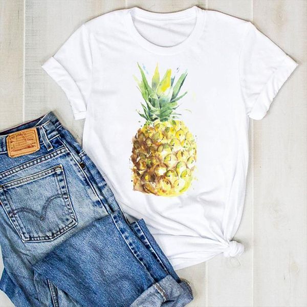 pineapple watercolor fashion printed women t shirt summer tee clothes graphic, White
pineapple watercolor fashion printed women t shirt summer tee clothes graphic, White