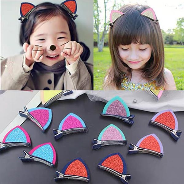 2pcs cat ears hair clip girl cute bands accessories headwear hairpins kids lovely cartoon band hairpin headdress, Slivery;white
2pcs cat ears hair clip girl cute bands accessories headwear hairpins kids lovely cartoon band hairpin headdress, Slivery;white