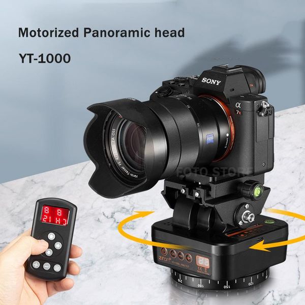 yt-1000 motorized rotating panoramic head automatic tripod stabilizer remote control for phones cameras video live heads
yt-1000 motorized rotating panoramic head automatic tripod stabilizer remote control for phones cameras video live heads